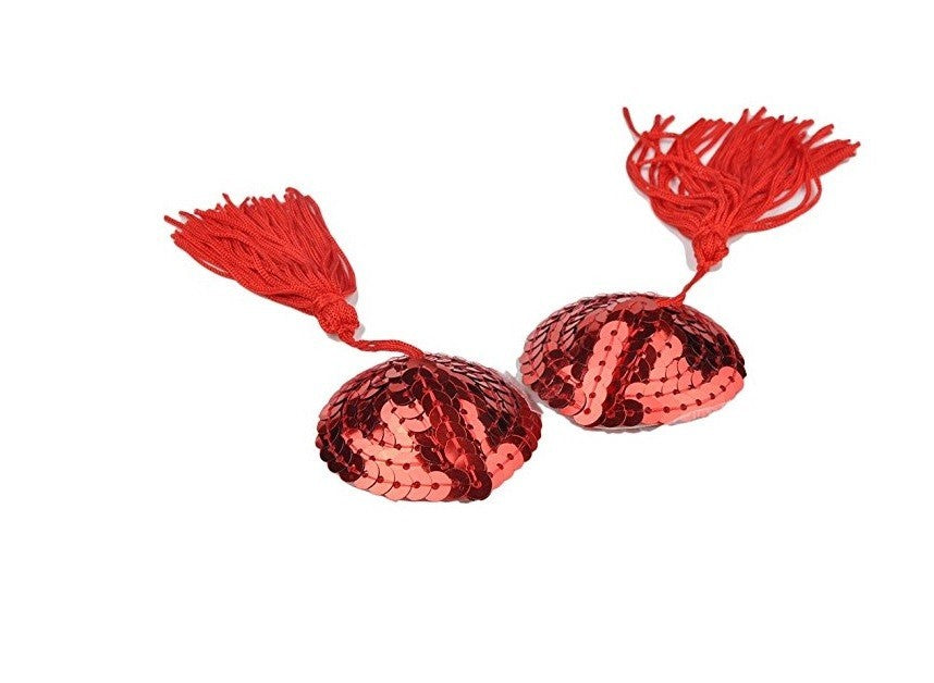 Copricapezzoli Sexy a forma di cuore con pendente vari colori