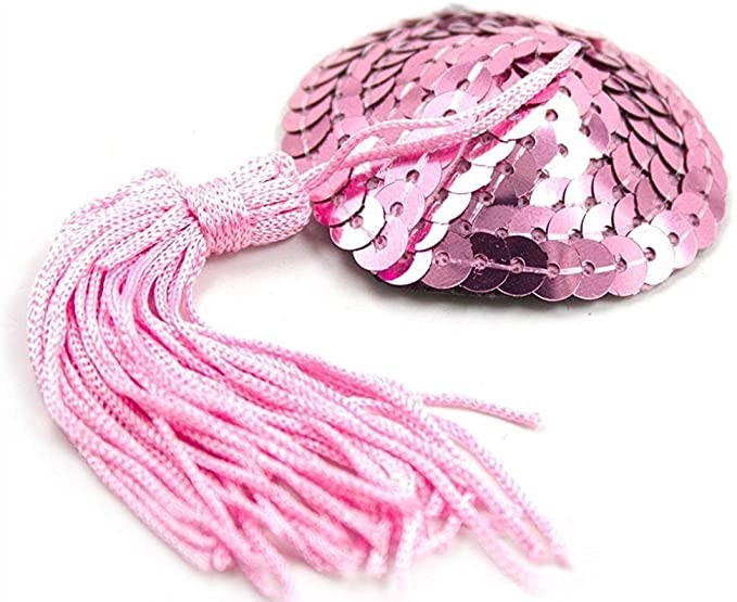 Copricapezzoli Sexy a forma di cuore con pendente vari colori