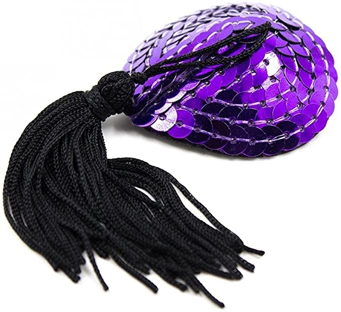 Copricapezzoli Sexy a forma di cuore con pendente vari colori