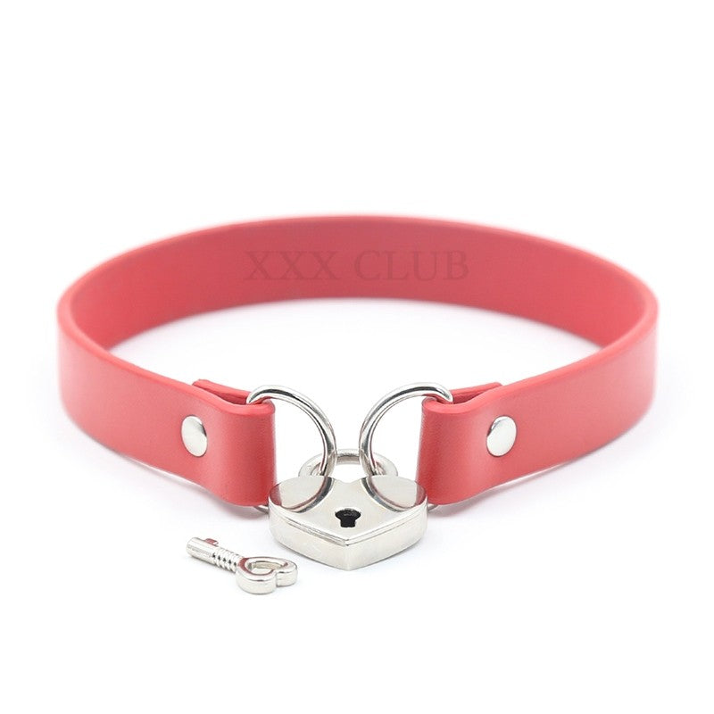 Heart Lock - Collarino con chiusura a Lucchetto
