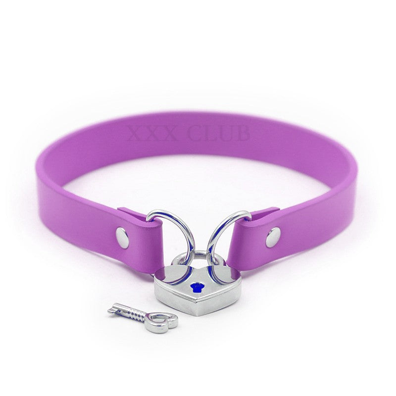 Heart Lock - Collarino con chiusura a Lucchetto