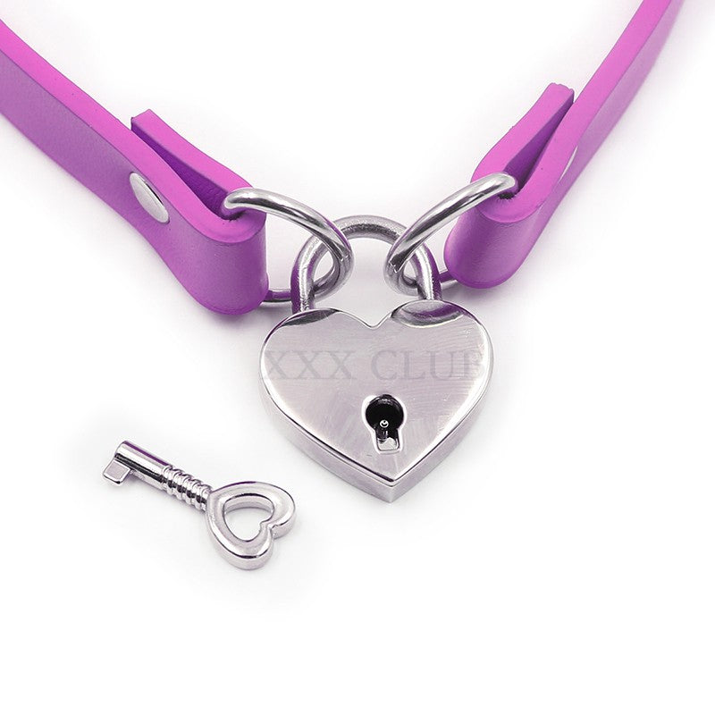 Heart Lock - Collarino con chiusura a Lucchetto