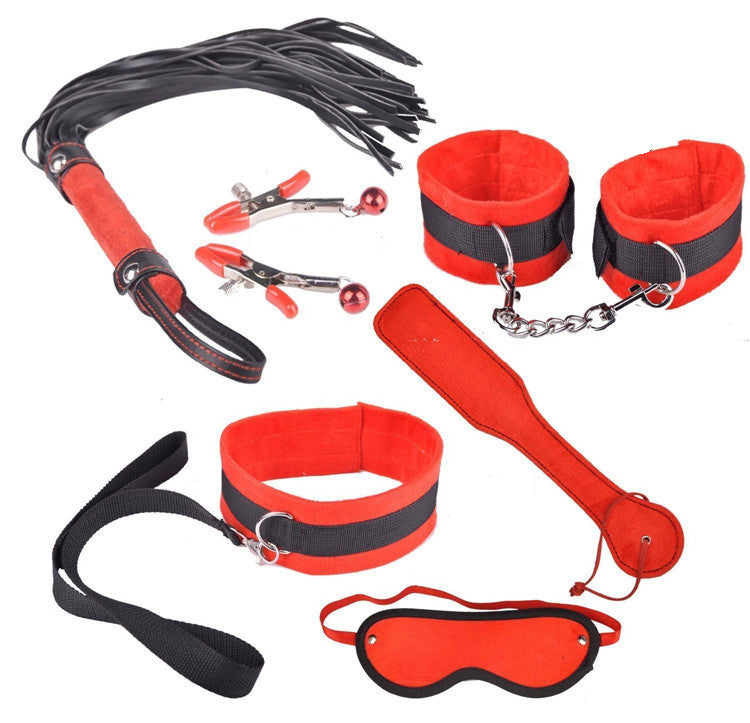 Red Enigma - Kit Bondage in morbido velluto