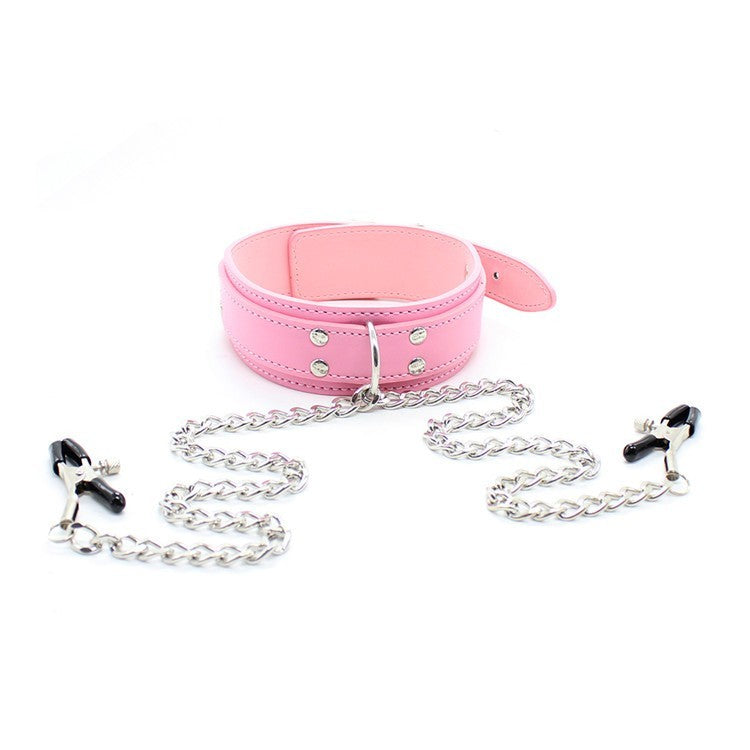 Cheeky Chains - Collare con Pinze capezzoli