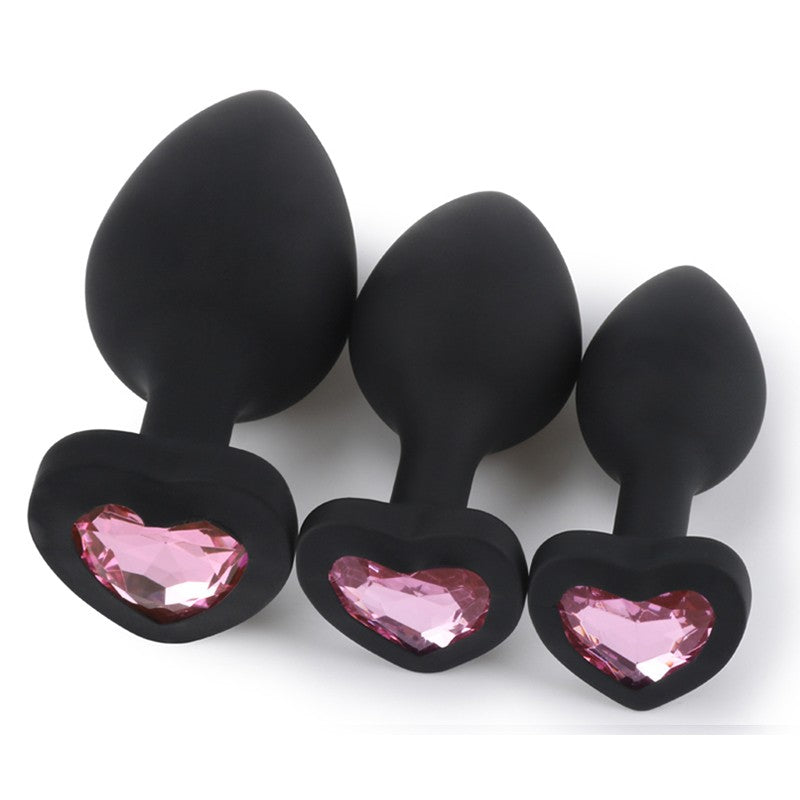 Cupy - Butt Plug Anale in Silicone con Cuore