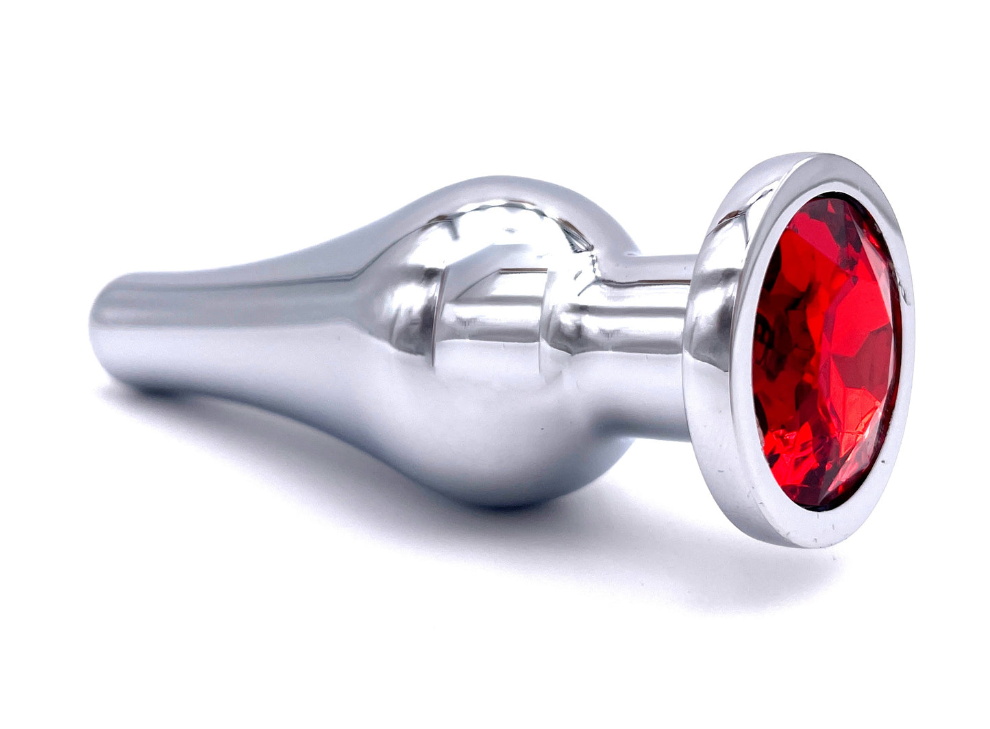 Elegance Spark - Plug Anale lungo in Metallo con Diamante