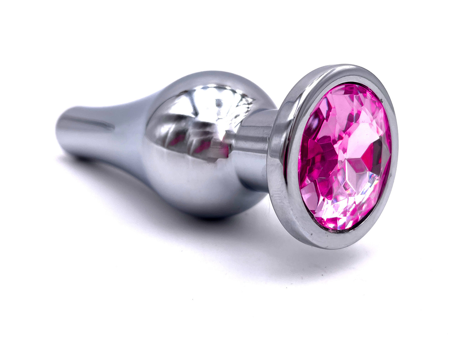Elegance Spark - Plug Anale lungo in Metallo con Diamante