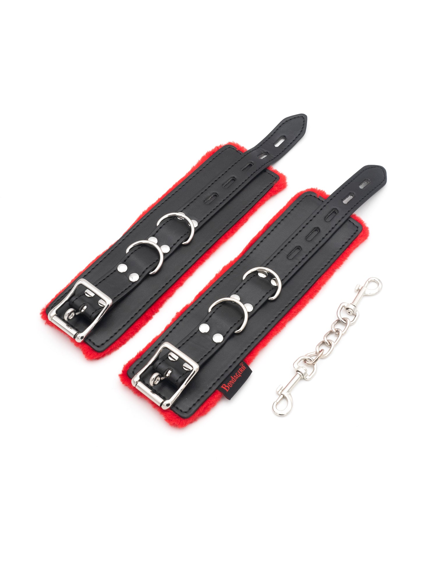 Dark Flame - Manette in Ecopelle con Peluche