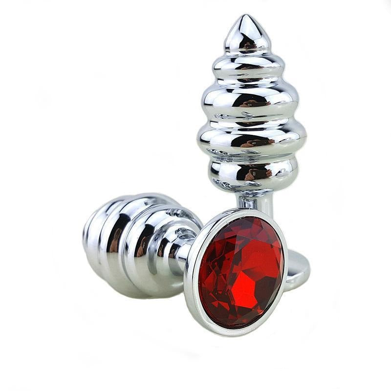 Wave - Plug Anale in Metallo con Diamante