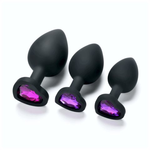 Cupy - Butt Plug Anale in Silicone con Cuore