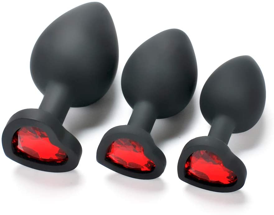 Cupy - Butt Plug Anale in Silicone con Cuore