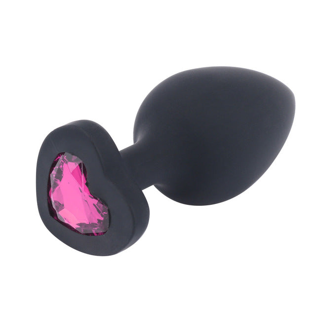 Cupy - Butt Plug Anale in Silicone con Cuore