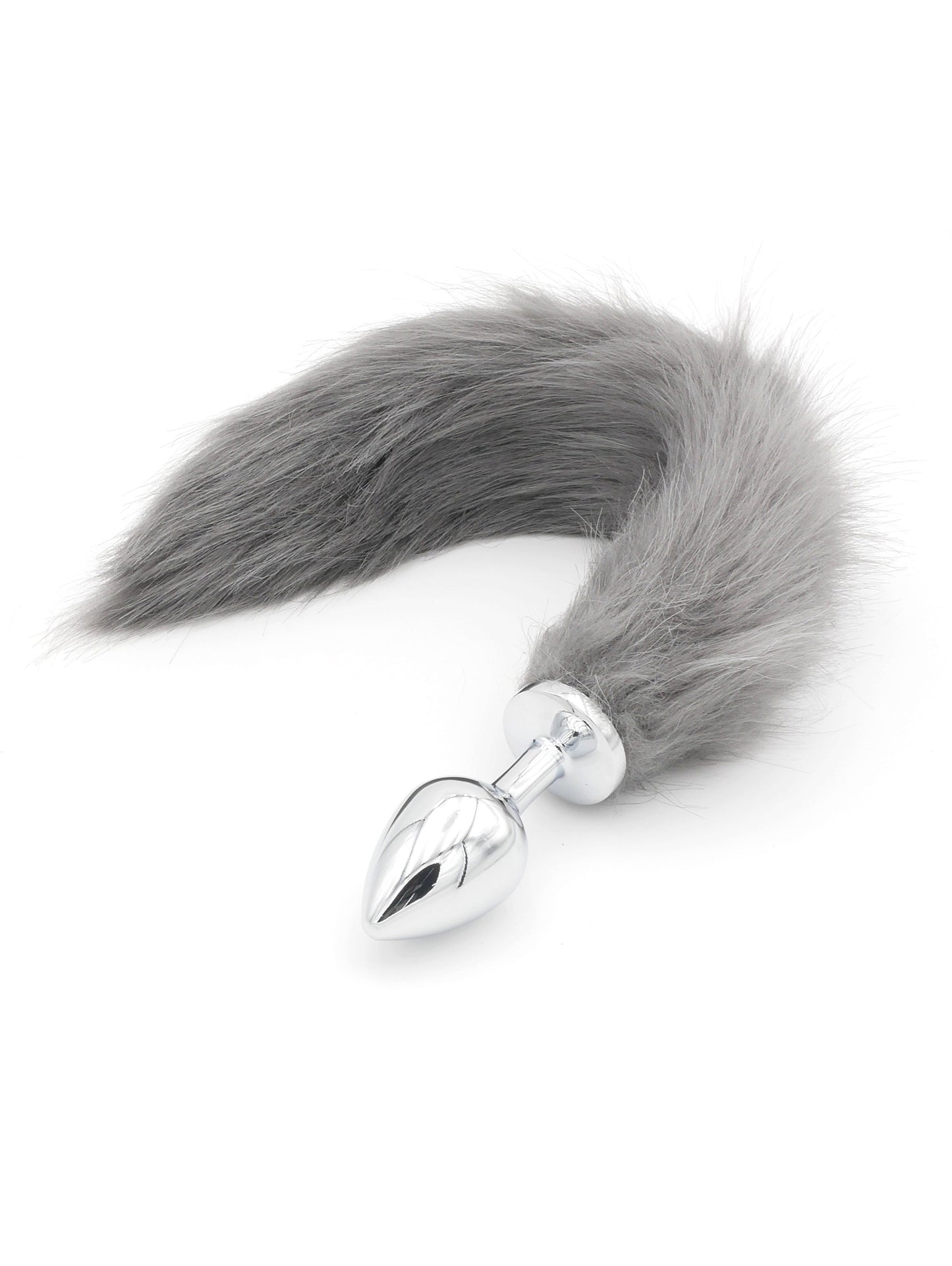 Gray Shadow - Coda Anale con Plug in Metallo