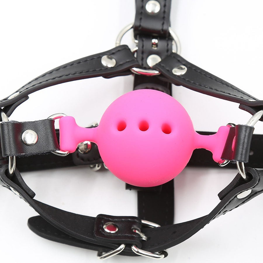 Nose Hook Gag - Gag Ball con ganci per naso