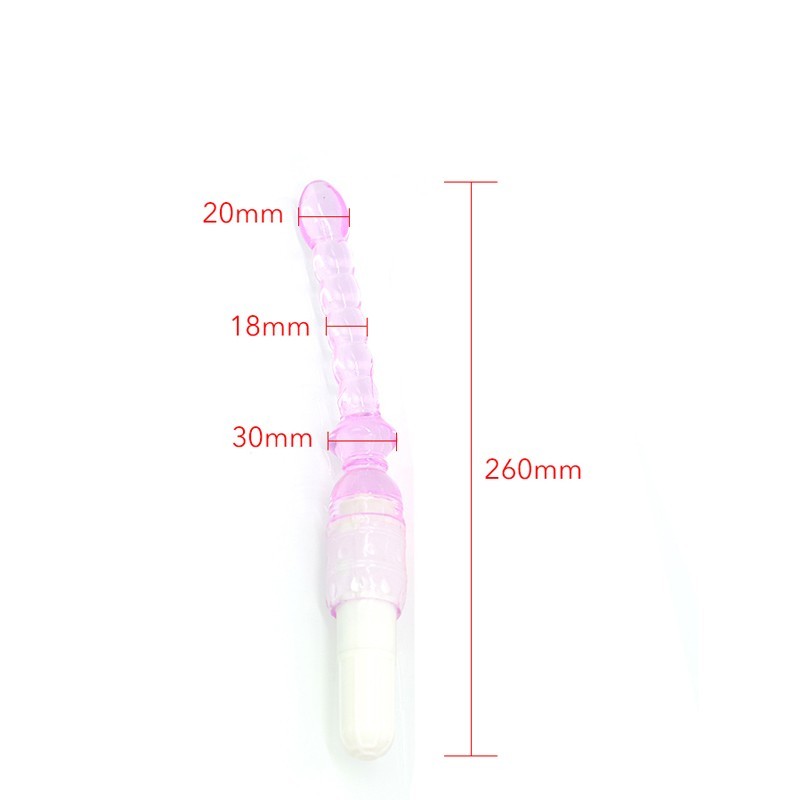 Vibratore Anale Jelly, in Silicone Morbido Vari colori