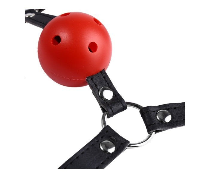 Silent Embrance - Ball Gag con cinghia mento