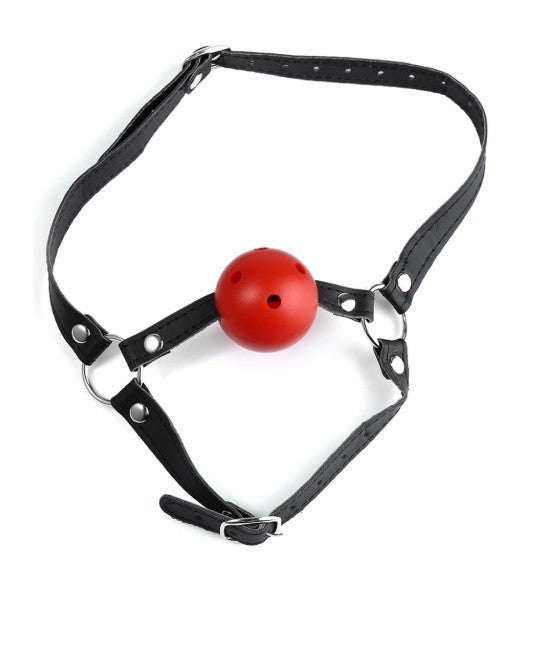 Silent Embrance - Ball Gag con cinghia mento