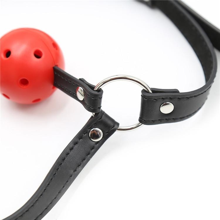 Pony Ball Gag - Traspirante, con guinzaglio
