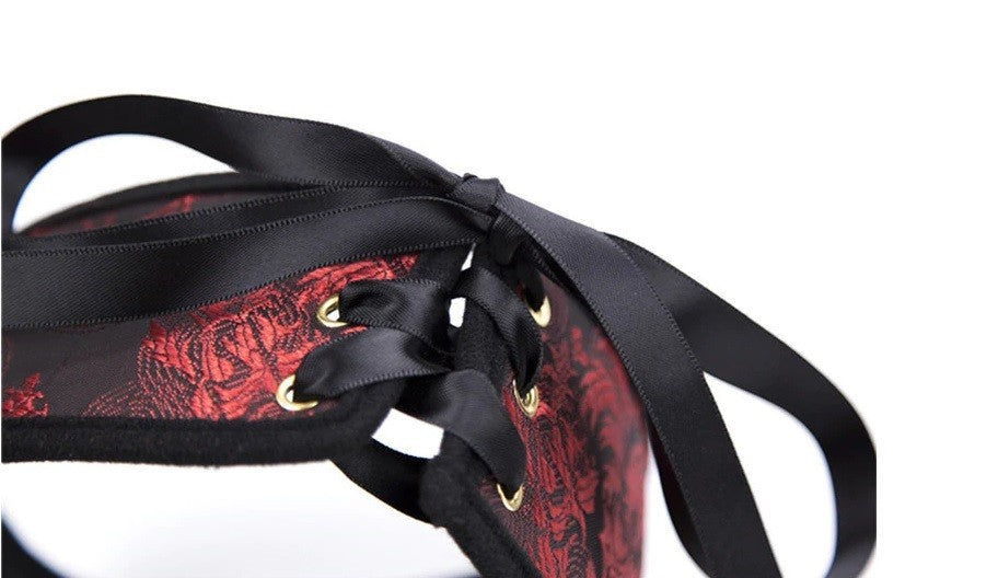 Milady - Manette Eleganti ricamate con nastrino