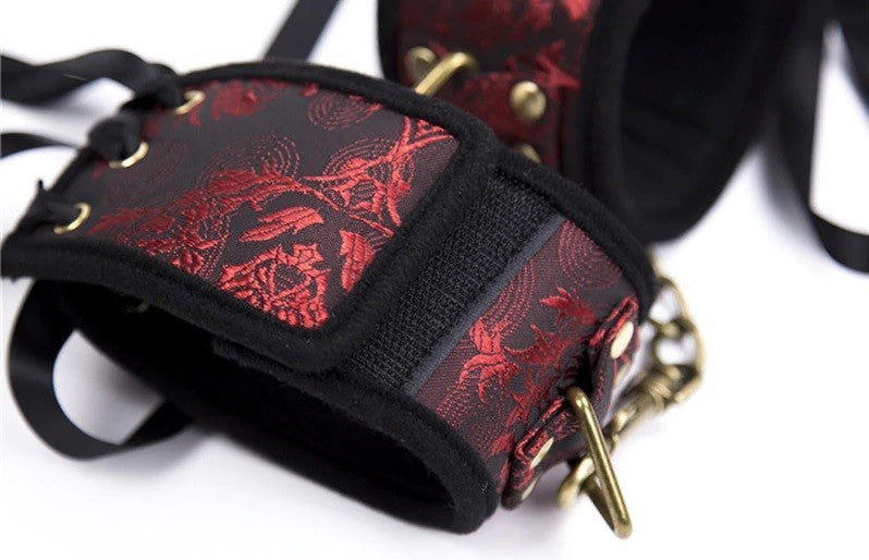Milady - Manette Eleganti ricamate con nastrino