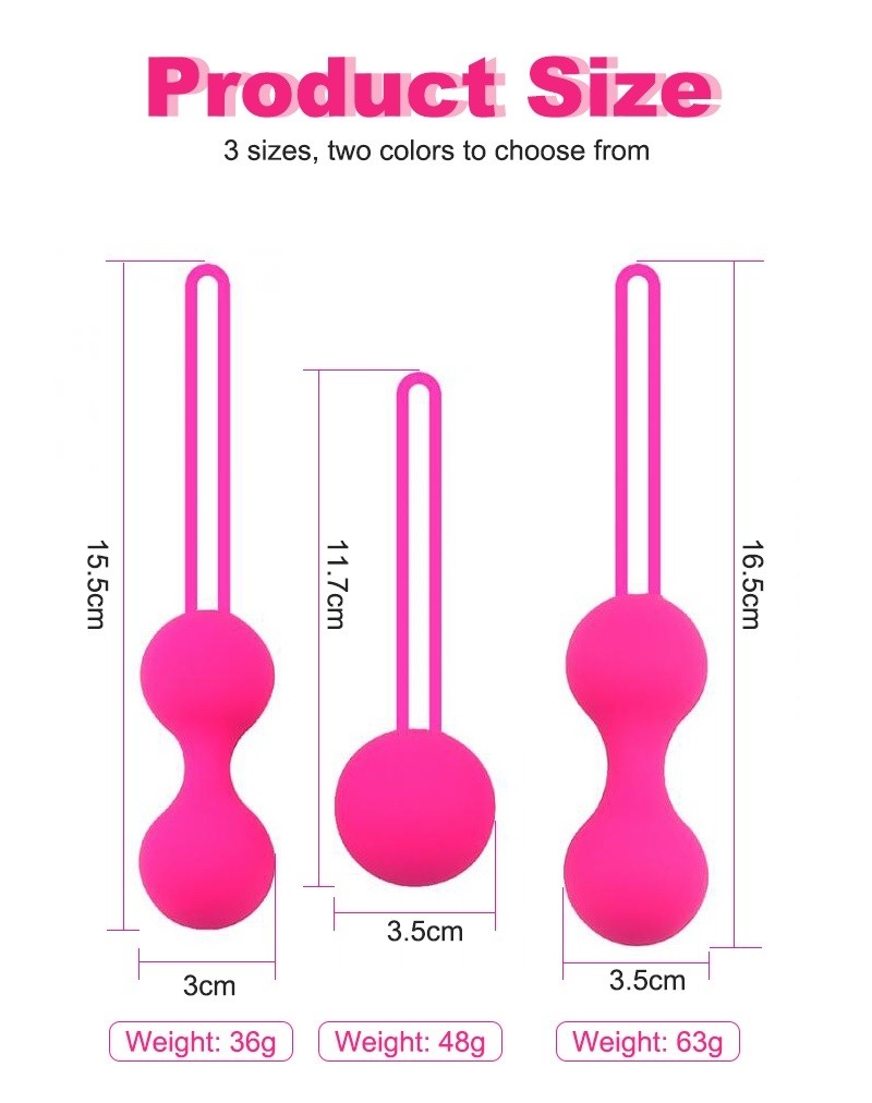 TrioTone - Kit Palline per esercizi vaginali