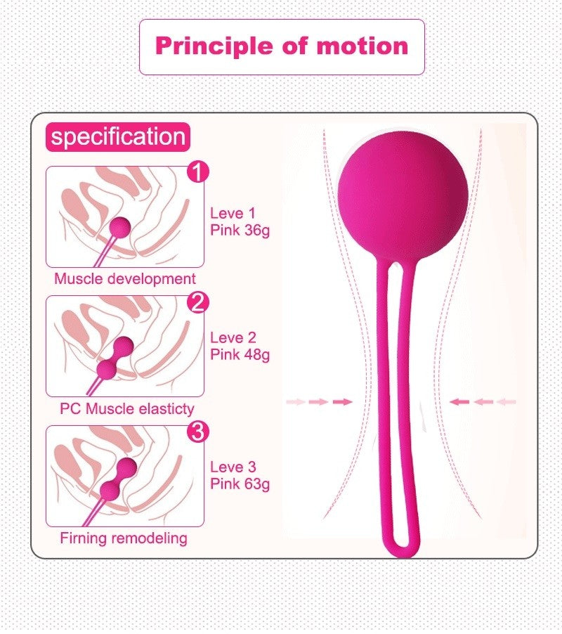 TrioTone - Kit Palline per esercizi vaginali