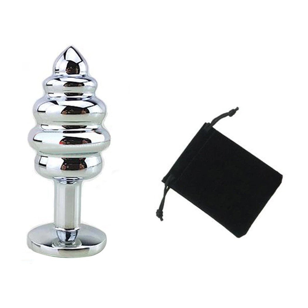 Wave - Plug Anale in Metallo con Diamante