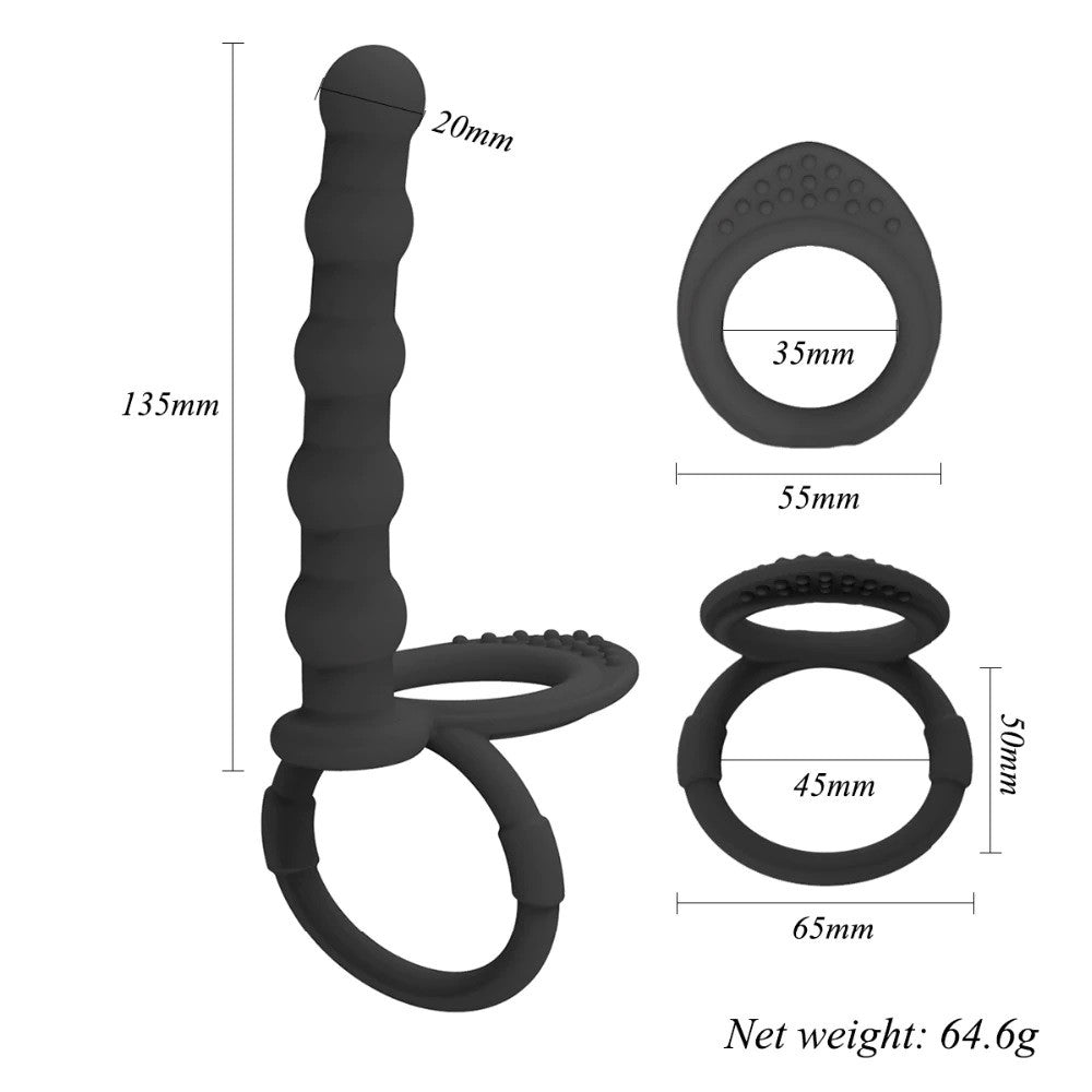 Dual Pleasure - Anal Plug per doppia penetrazione