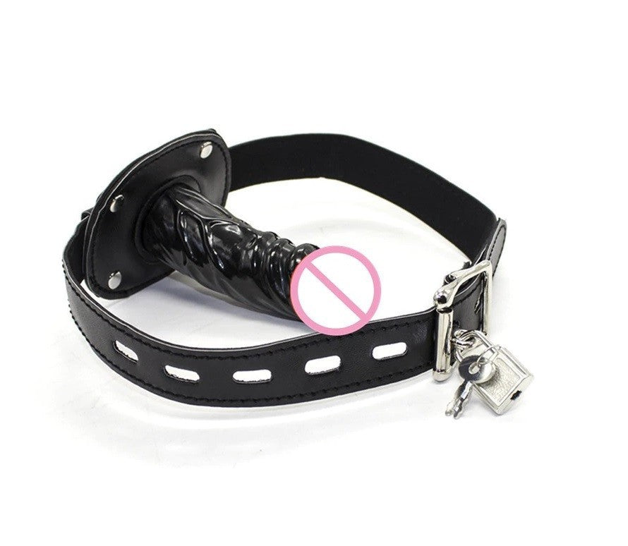 Deep Silence - Dildo Gag con lucchetto