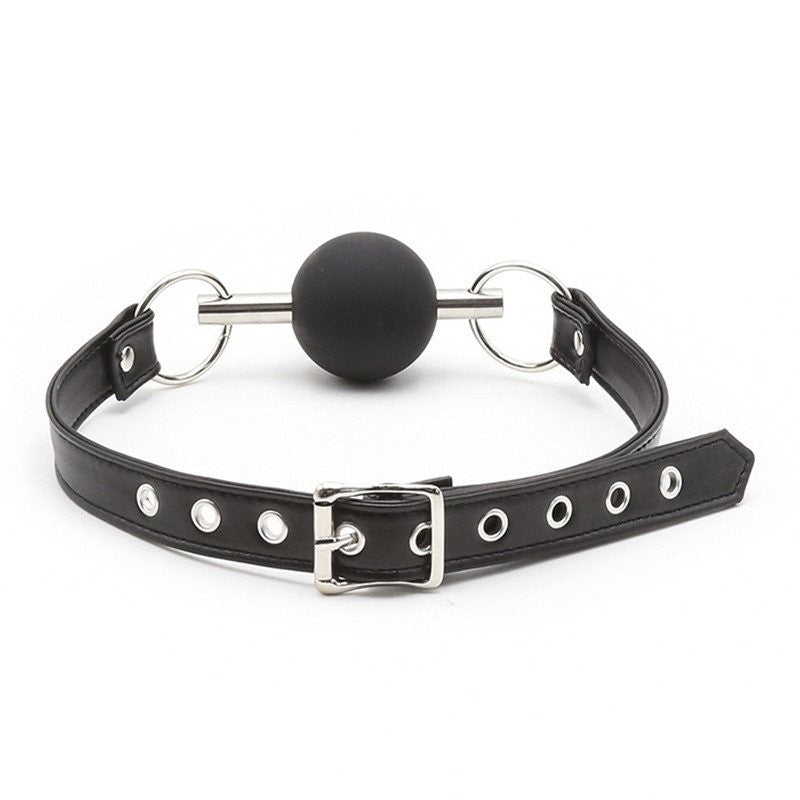 Hush Halo - Ball Gag in Silicone duro con Morso grande