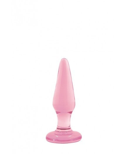 Pink Prism - Plug Anale in Vetro Rosa