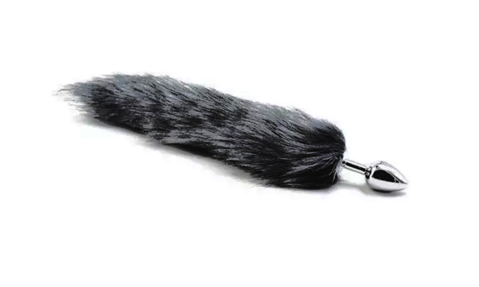 Gray Shadow - Coda Anale con Plug in Metallo