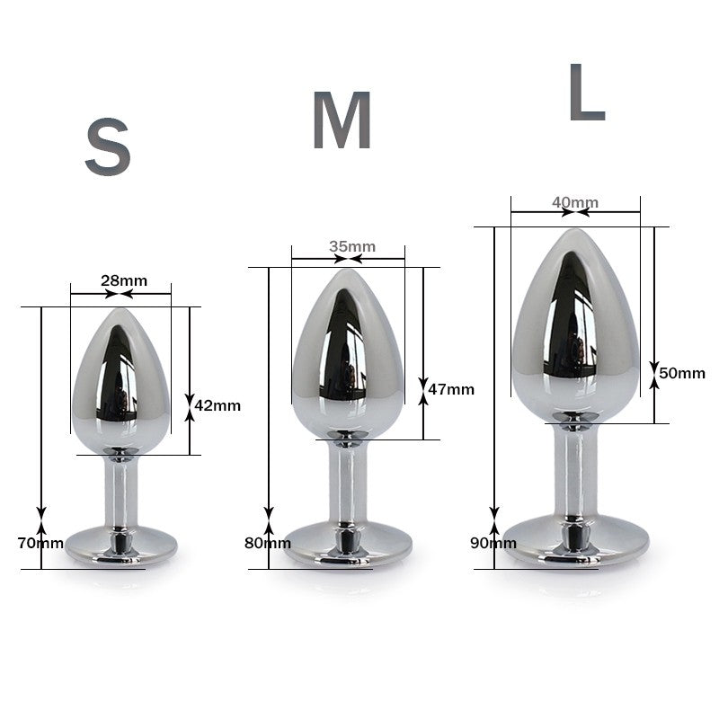 Gray Shadow - Coda Anale con Plug in Metallo