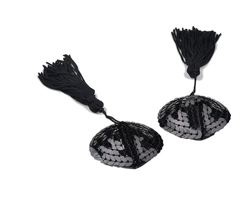 Copricapezzoli Sexy a forma di cuore con pendente vari colori