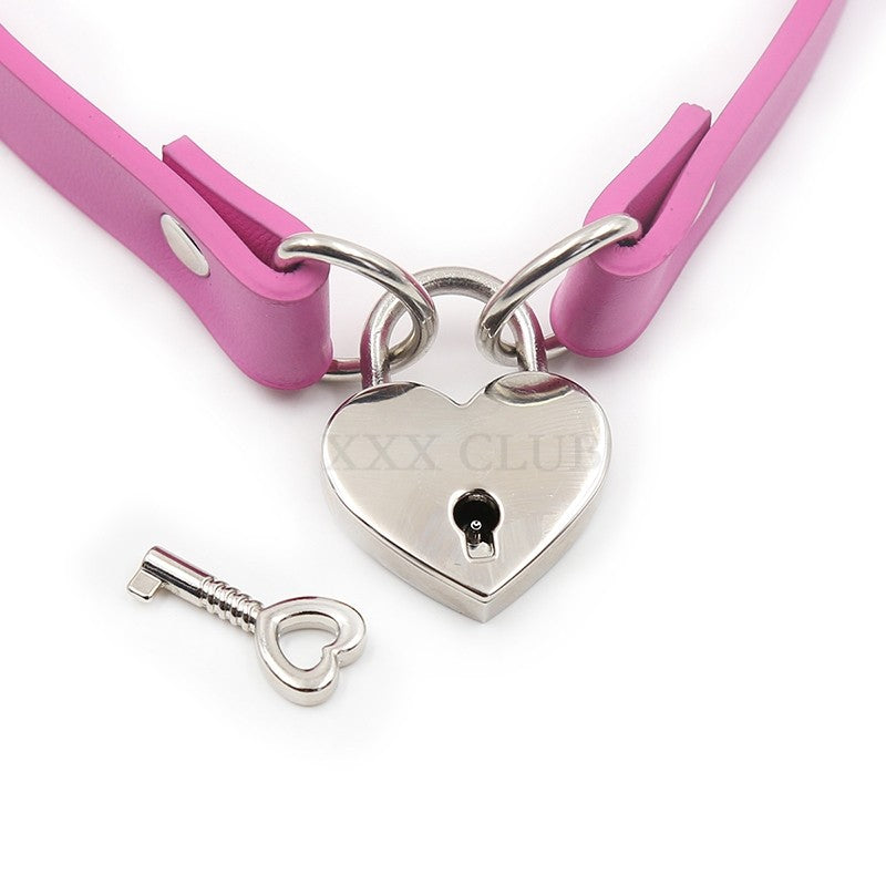Heart Lock - Collarino con chiusura a Lucchetto