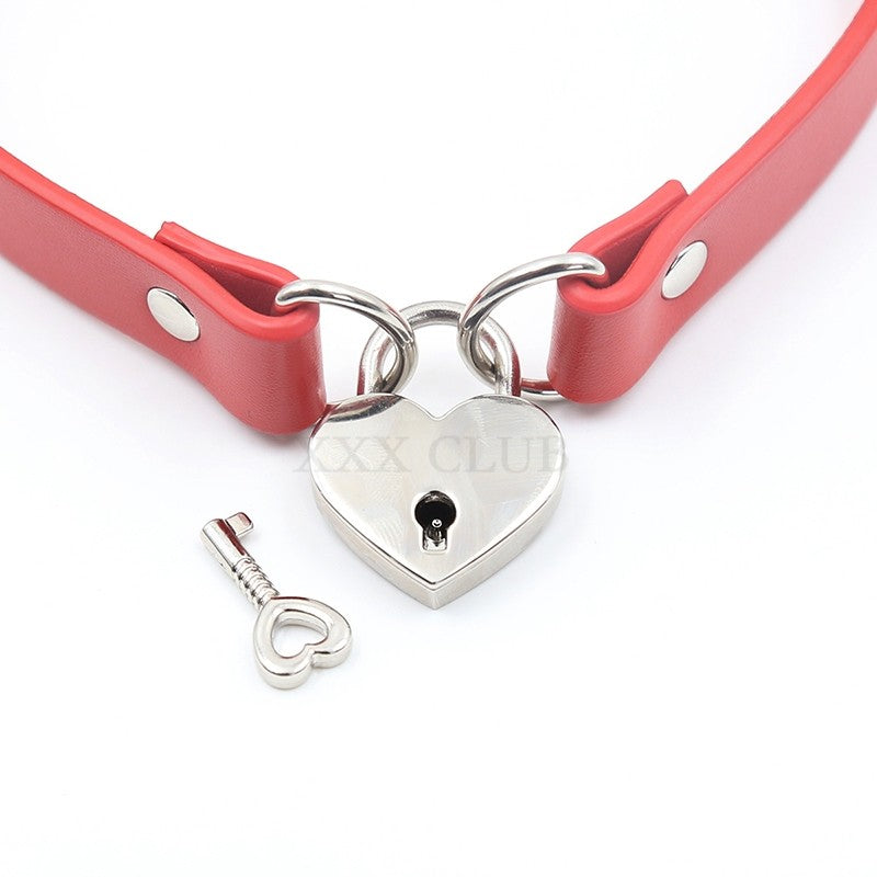 Heart Lock - Collarino con chiusura a Lucchetto