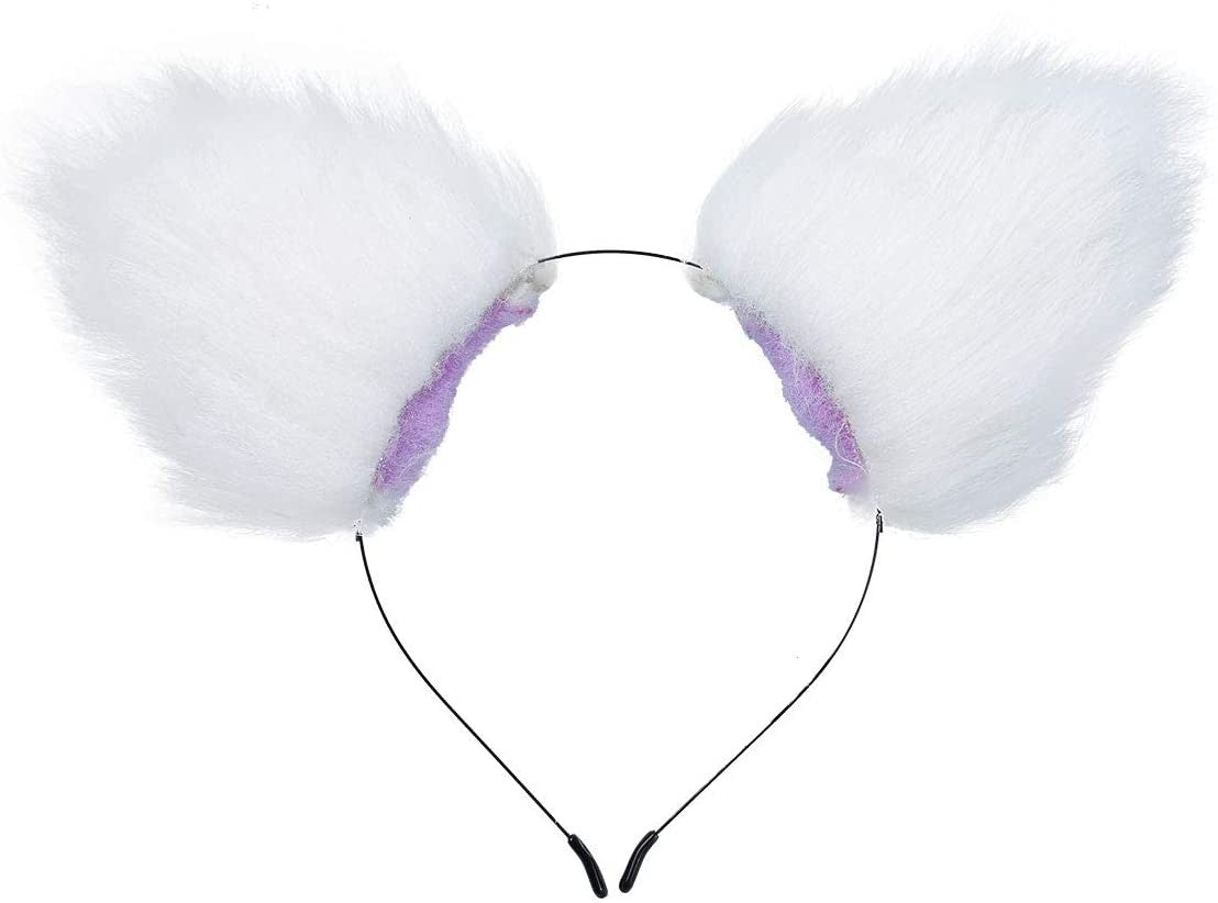 Fluffy Kitten - Coda con Plug anale e orecchie da Gatta