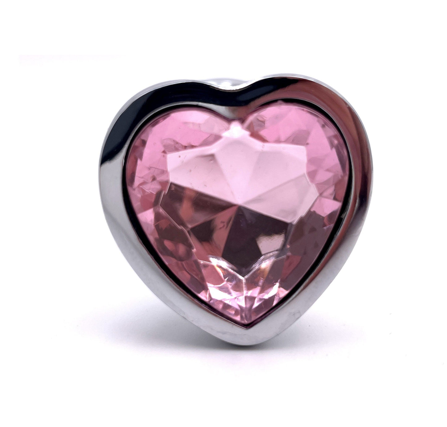 Heart Bullet - Plug Anale in Metallo con Diamante a Cuore