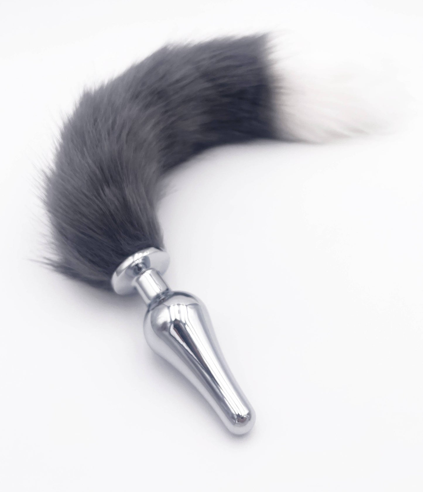 Artic Flare - Tail Plug Coda grigia con punta bianca