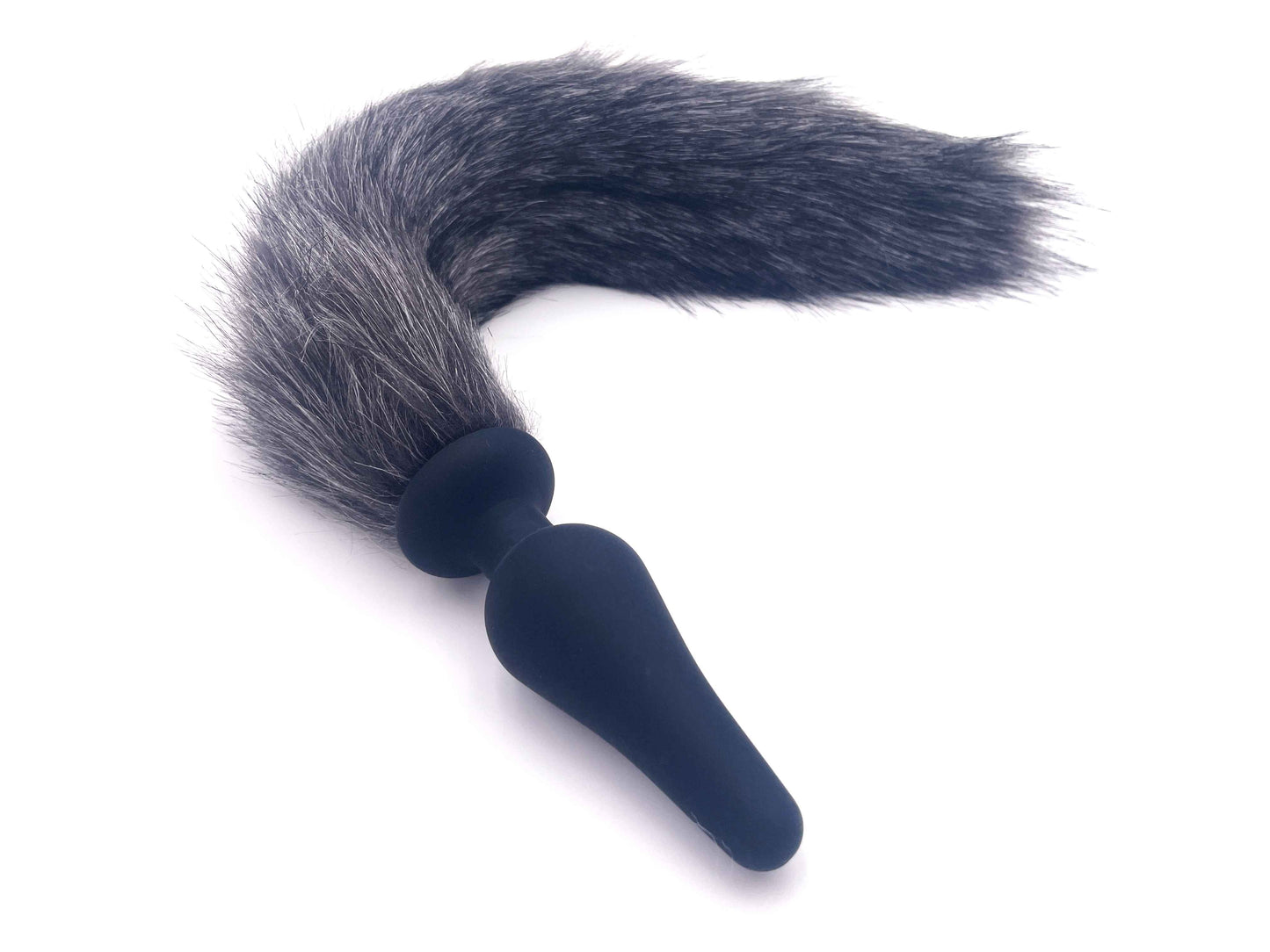 Smoot Grey - Tail Plug anale con Coda Grigio scuro