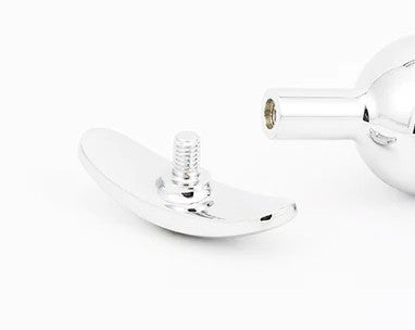 T-Gleam - Plug Anale in Acciaio con Base lunga