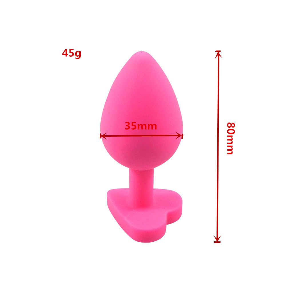 Be Mine - Plug Anale in silicone Rosa