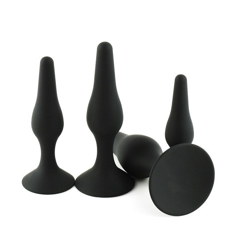 Qlimax - Plug Anale con ventosa in silicone liscio