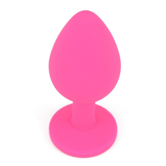 Pink Delight - Butt Plug Anale in Silicone Rosa con Cuore