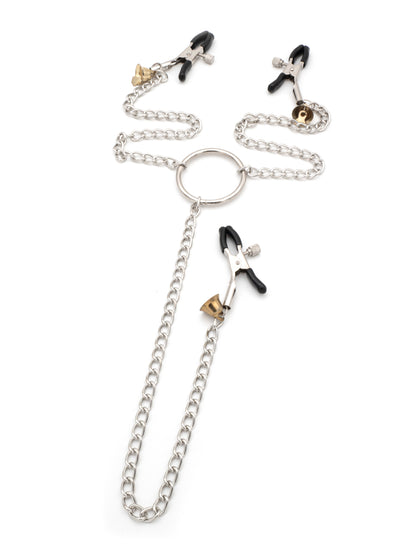 3 Pinze per capezzoli e clitoride o pene