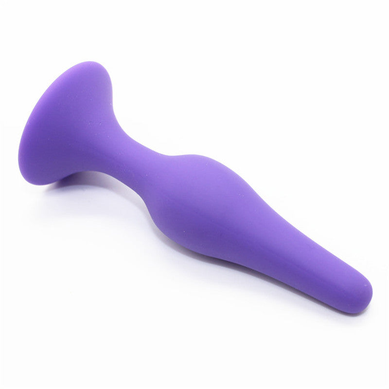 Qlimax - Plug Anale con ventosa in silicone liscio