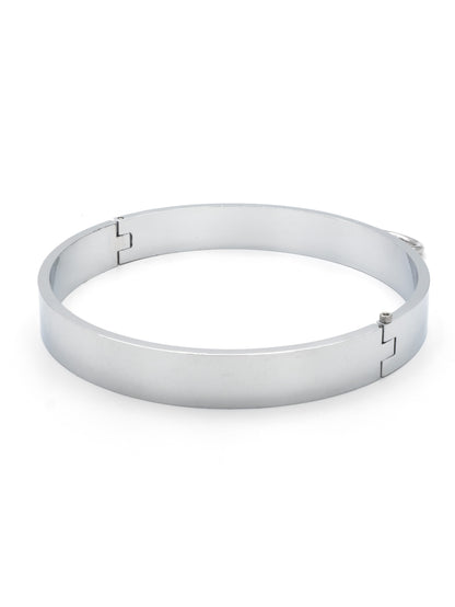 Iron Veil - Collare in Acciaio con Chiusura a Vite