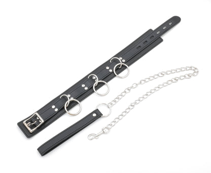 3-Rings - Collare con 3 anelli