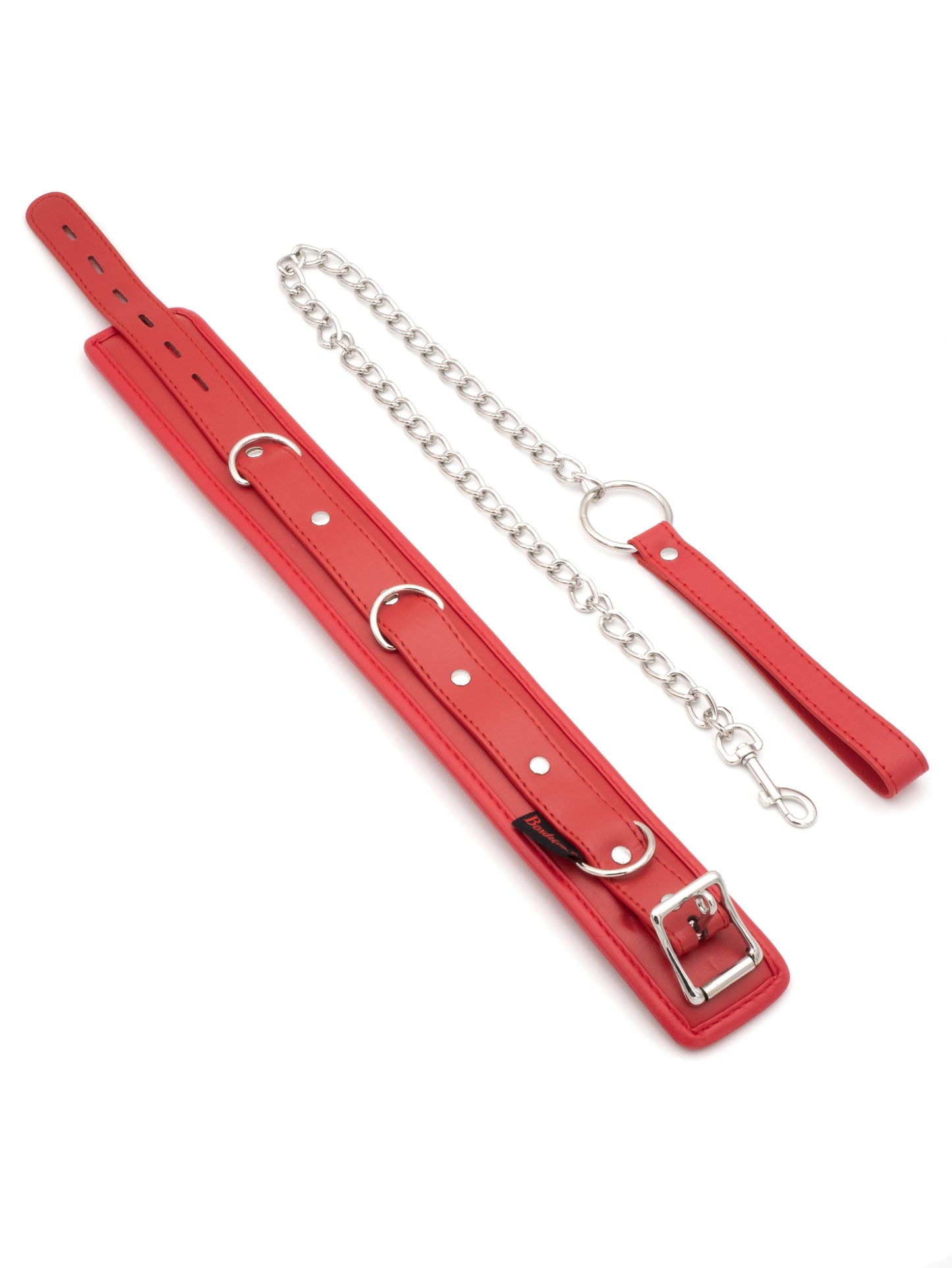 Cushy - Collare imbottito con guinzaglio