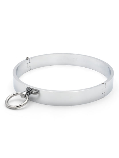 Iron Veil - Collare in Acciaio con Chiusura a Vite